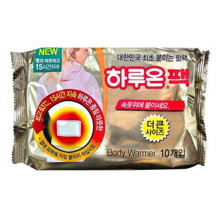 마켓다인67 붙이는 핫팩 10개입 지엘핫팩 선물 하루온