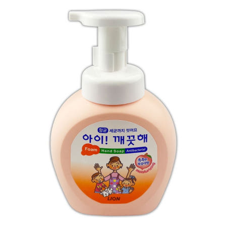 성심샵 아이 깨끗해 폼핸드솝 모이스처 복숭아향 250ml 핸드케어 거품비누용 손비누