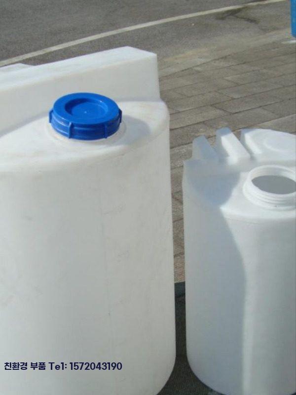 대용량 PE 물탱크 100L 200L 원형 저장통 약품 화이트 100 L가드통 - 상세 이미지 5