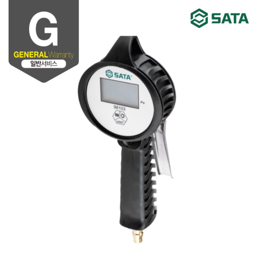 사타 SATA ESD 디지털 타이어 에어 주입기 98103 공기압 에어게이지 - 상세 이미지 2