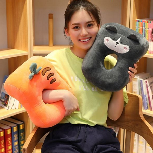 수면 부드러운 휴대용 팔베개 편안한 낮잠 독서 점심 쿠션 - 상품 이미지