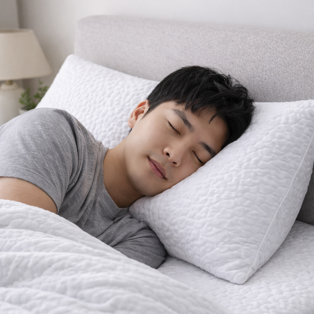 케이홈데코 국내제조 국산 시어서커 베개커버 화이트 1+1 이미지 8