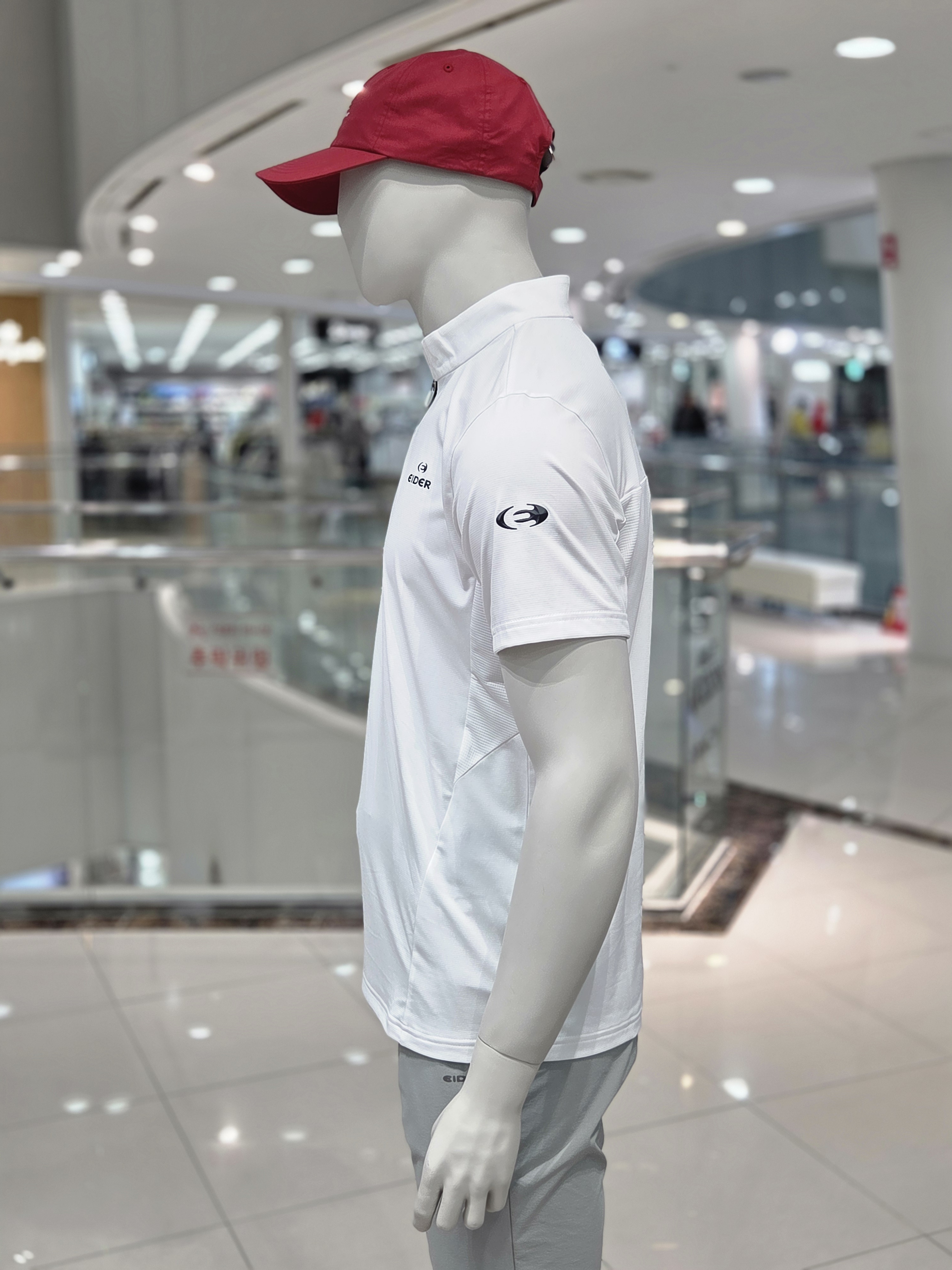 아이더 남성 반팔 여름 아웃도어 기능성 반집업 티셔츠 MM25232 - 상세 이미지 4