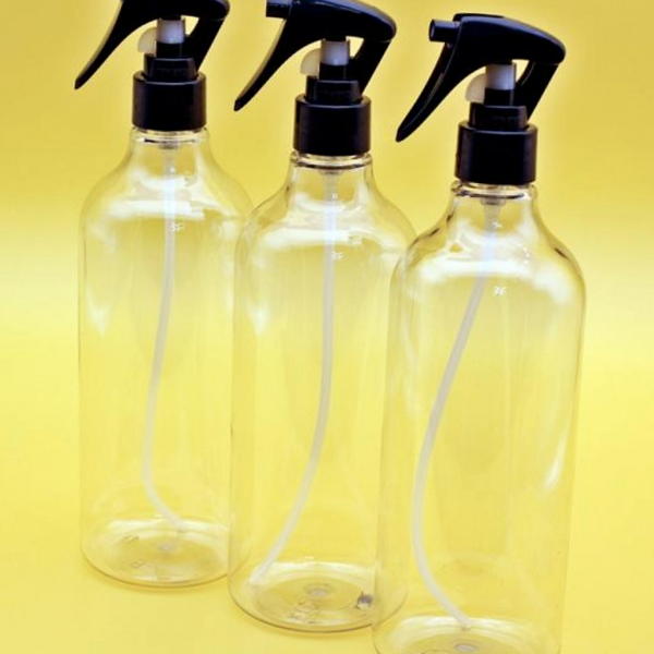 재사용 미용용 분무기 건 투명 다용도 플라스틱 500ml 청소용 스프레이 - 상품 이미지