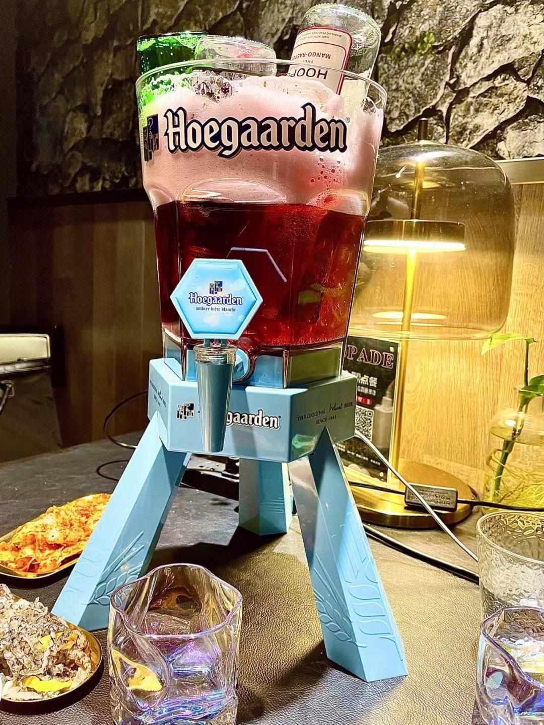 쏘맥타워 하이볼타워 호가든 디스펜서 소맥 맥주 술 홈 아크릴 - 푸지아 3L - 상세 이미지 4