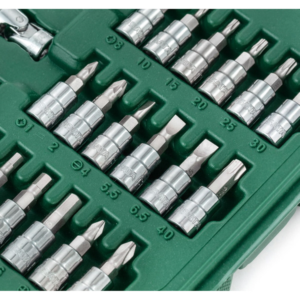 사타 SATA 1/4 1/2 마스터 공구 세트 78PCS 09518 가정용 자동차 정비셋트 - 상세 이미지 5