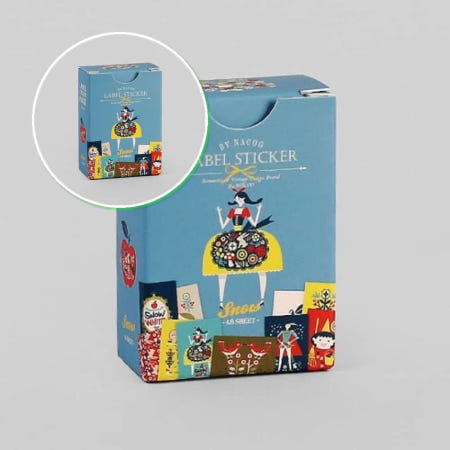 [쌍문상회 협력사]쌍문상회 지금 필요한 라벨스티커팩 백설공주 S 2개 데코스티커 스티커박