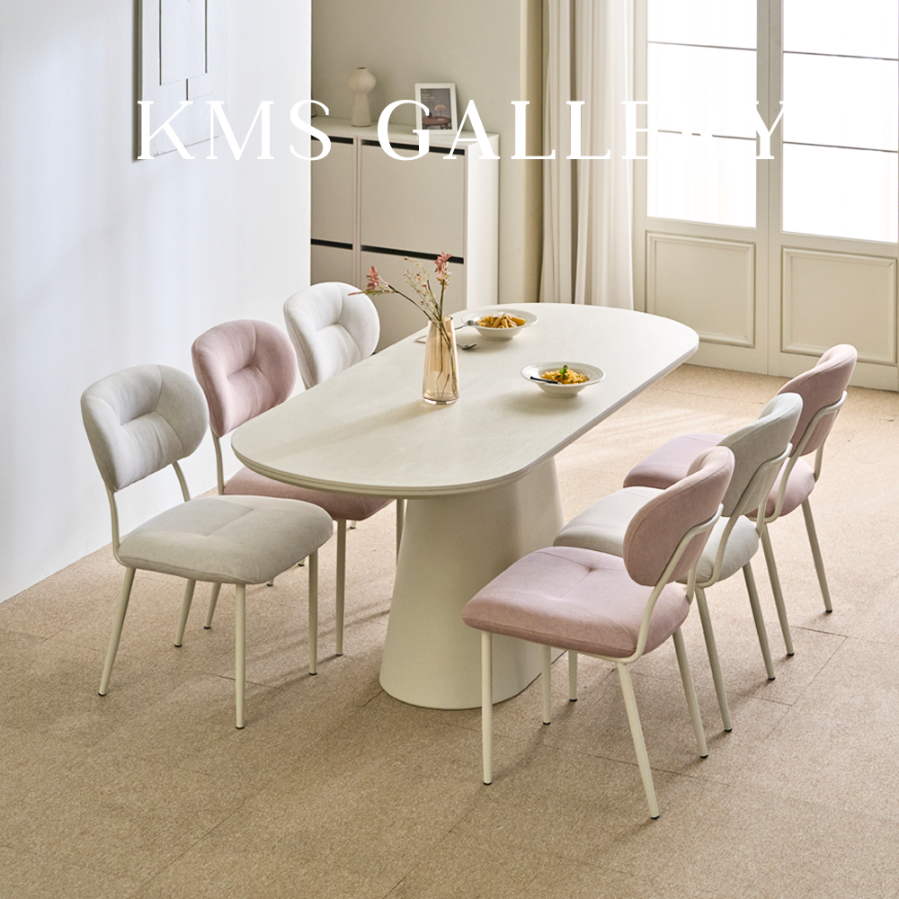 화이트식탁테이블 포세린 세라믹 타원형 6인용식탁 벨라 2000mm 크림화이트