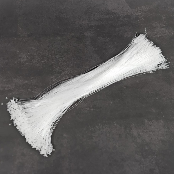 의류 택끈 투명 라벨 40cm 플라스틱택약1000개 - 상품 이미지
