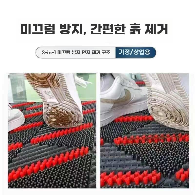 내구형 상업용 출입문 스텝 도어매트 논슬립 외부용 애쉬 블록 - 애쉬 브러쉬 15x15 - 상세 이미지 3