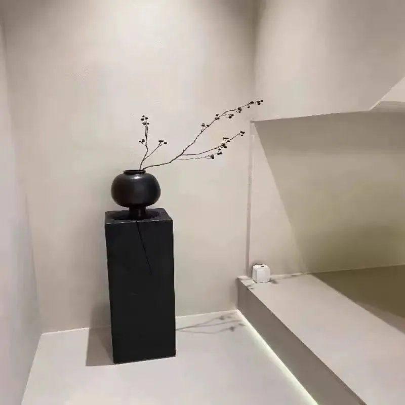 장작 보관대 업소용 오브제 받침대 조명 바구니 소품진열 블랙 20 x 20x40cm - 상세 이미지 5