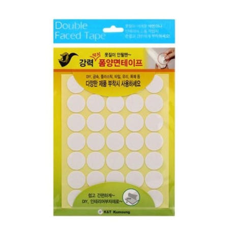 성심샵 강력폼양면테이프 KT-0005 원형 22mm 문구 부착 오피스