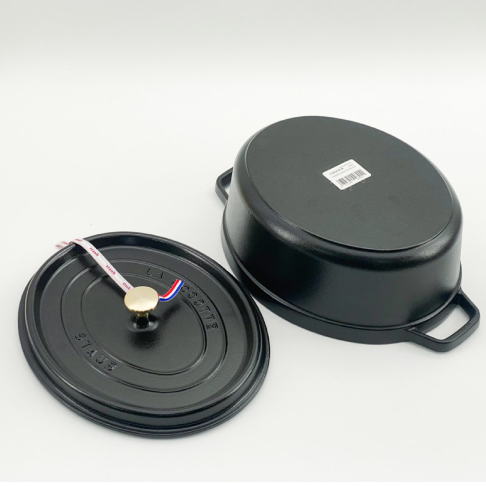 스타우브 STAUB 오벌 꼬꼬떼 31cm 블랙 11093125-B 프랑스 B품 이미지 6