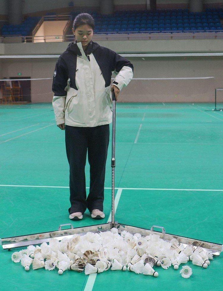 셔틀콕 수거기 밀대 높이 가능 스위퍼 조절 접이식 중형 클래식 볼 스위퍼 - 상품 이미지