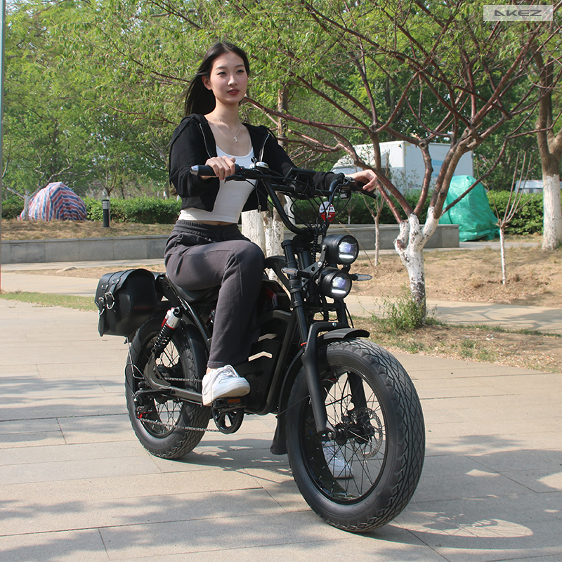 레트로 전기자전거 팻바이크 48V 1500W 18Ah 자토바이 이미지 8
