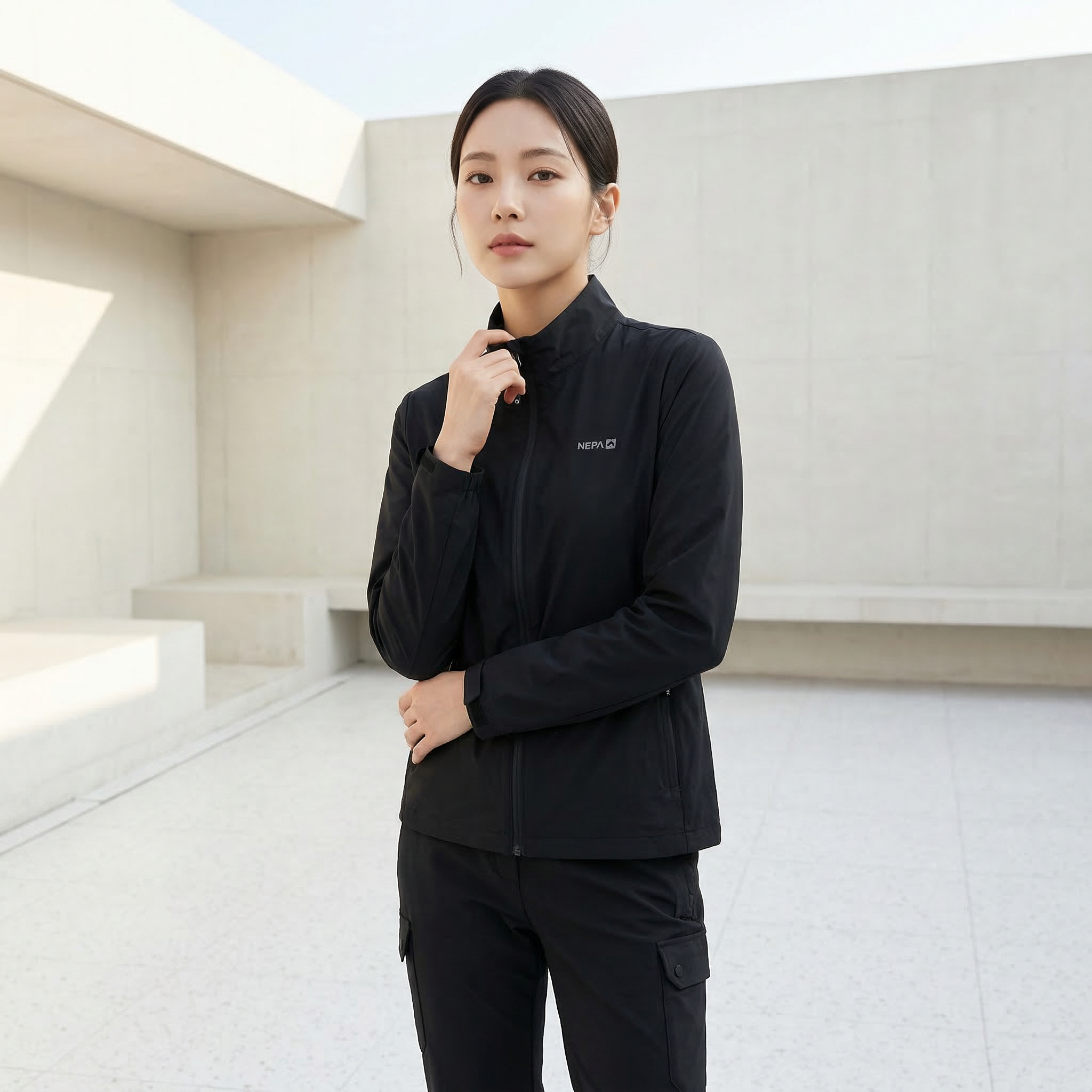 네파 바람막이 자켓 남성 여성 경량 러닝 등산 자켓 아웃도어 등산복 상의 빅사이즈 이미지 6
