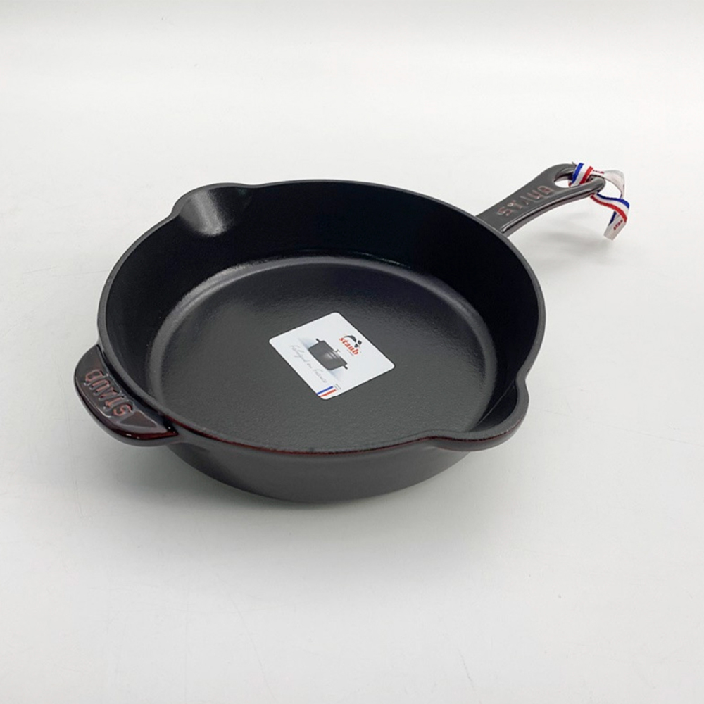 스타우브 STAUB 트레디셔널 프라이팬 22cm 석류레드 123292287-B 프랑스 B품 - 상세 이미지 2