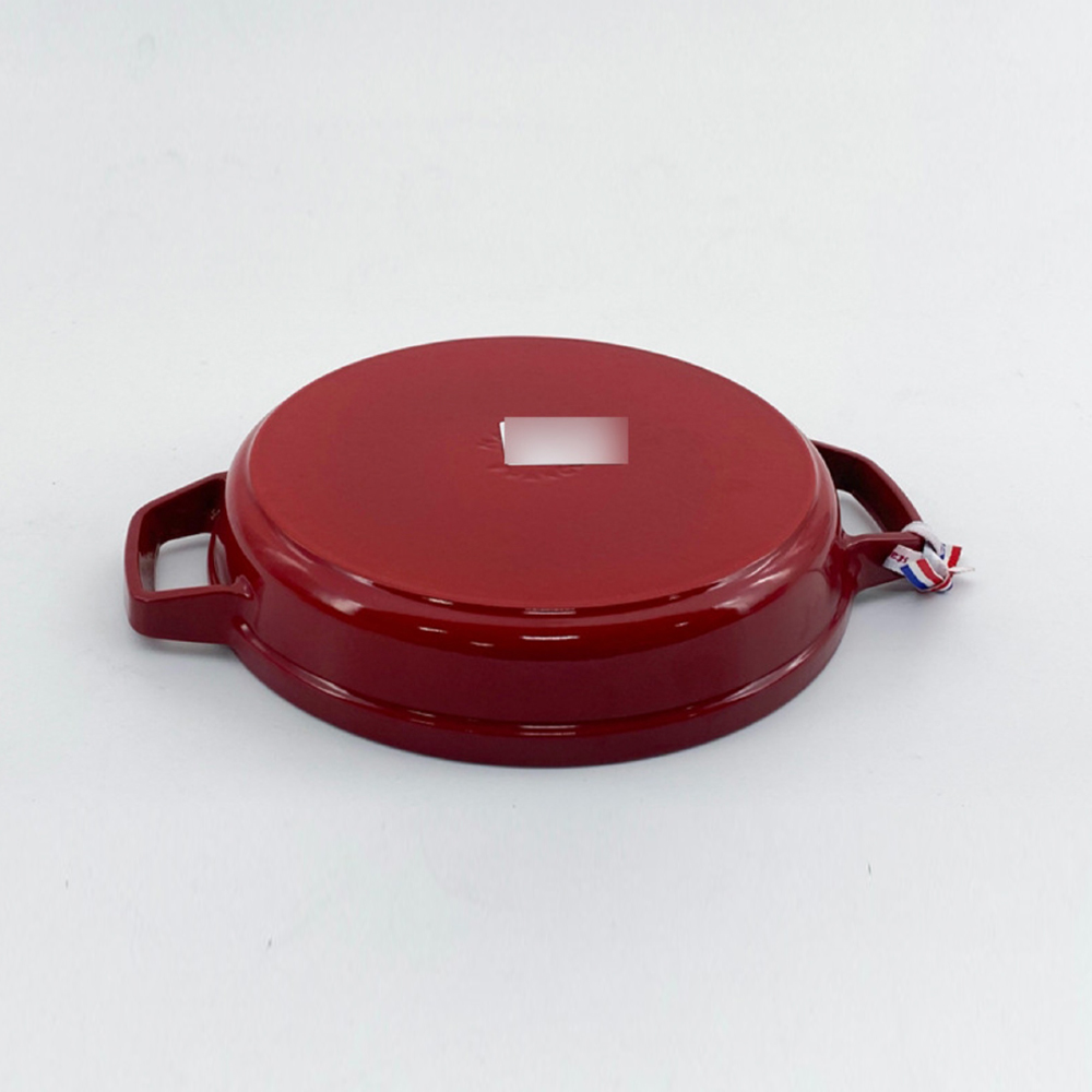 스타우브 STAUB 투핸들 원형팬 24cm 체리 145792406-B 프랑스 B품 이미지 6