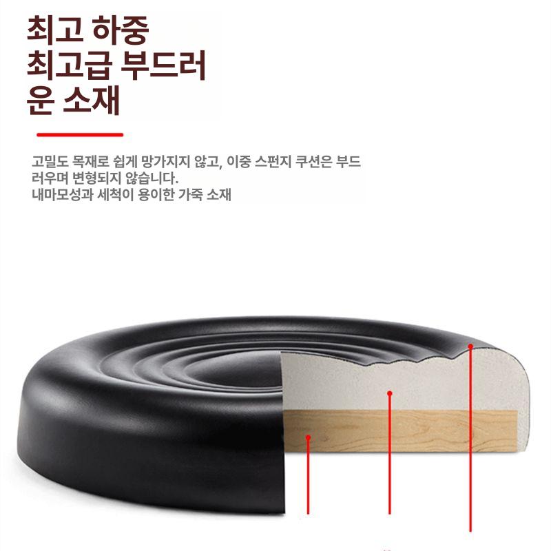 바스툴 철제 스툴 회전식 빈티지 스탠드 체어 바텐체어 블랙 워터 리플 발톱 - 상세 이미지 4