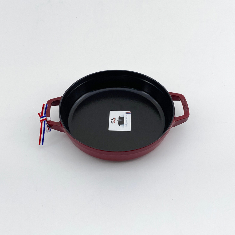 스타우브 STAUB 투핸들 원형팬 24cm 체리 145792406-B 프랑스 B품 - 상세 이미지 3