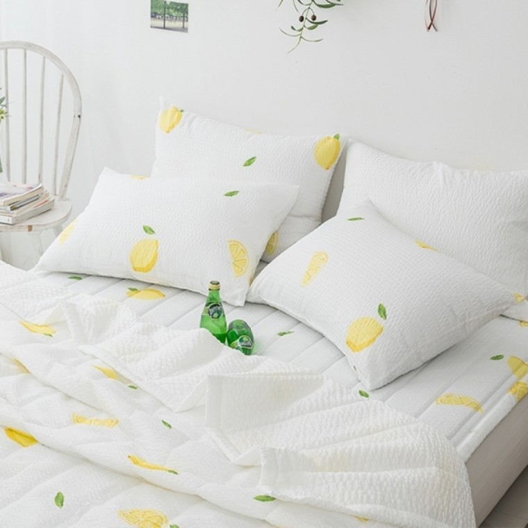 지니몰 BEDCOVER 여름 이불 상큼 시어서커 SS - 상품 이미지