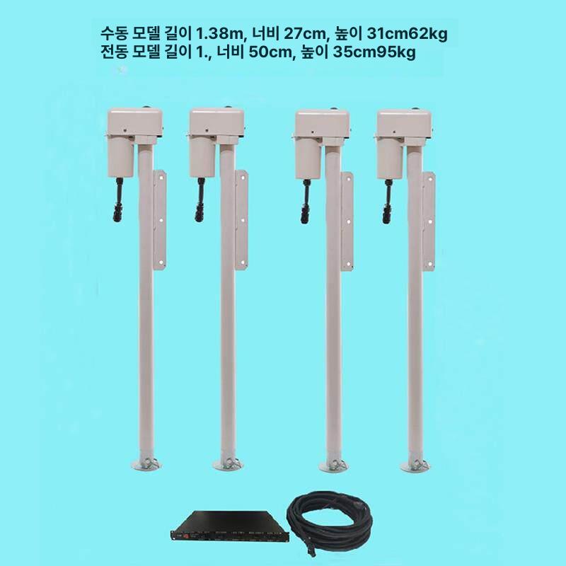 아웃트리거 브래킷 트럭캠퍼 수동 리프트잭 부품 텅잭 수동 4개 세트 블랙 - 상세 이미지 2