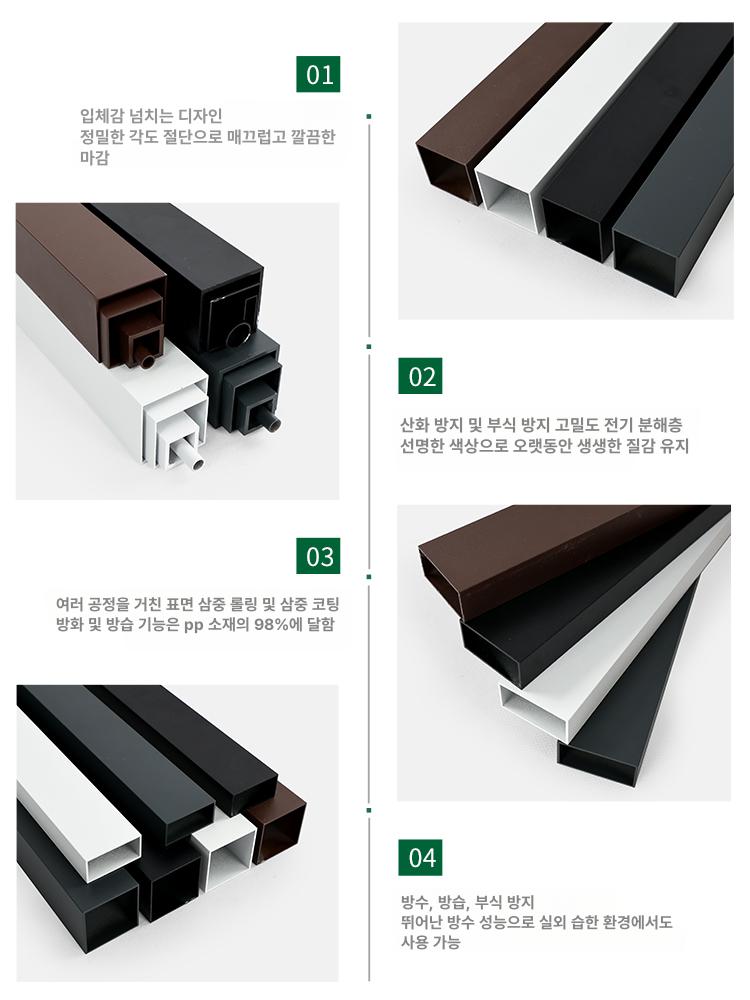 무타공 파티션 접이식 병풍 이동식 칸막이 간편 레스토랑 50 블랙 50 151 200cm 3색 - 상세 이미지 5