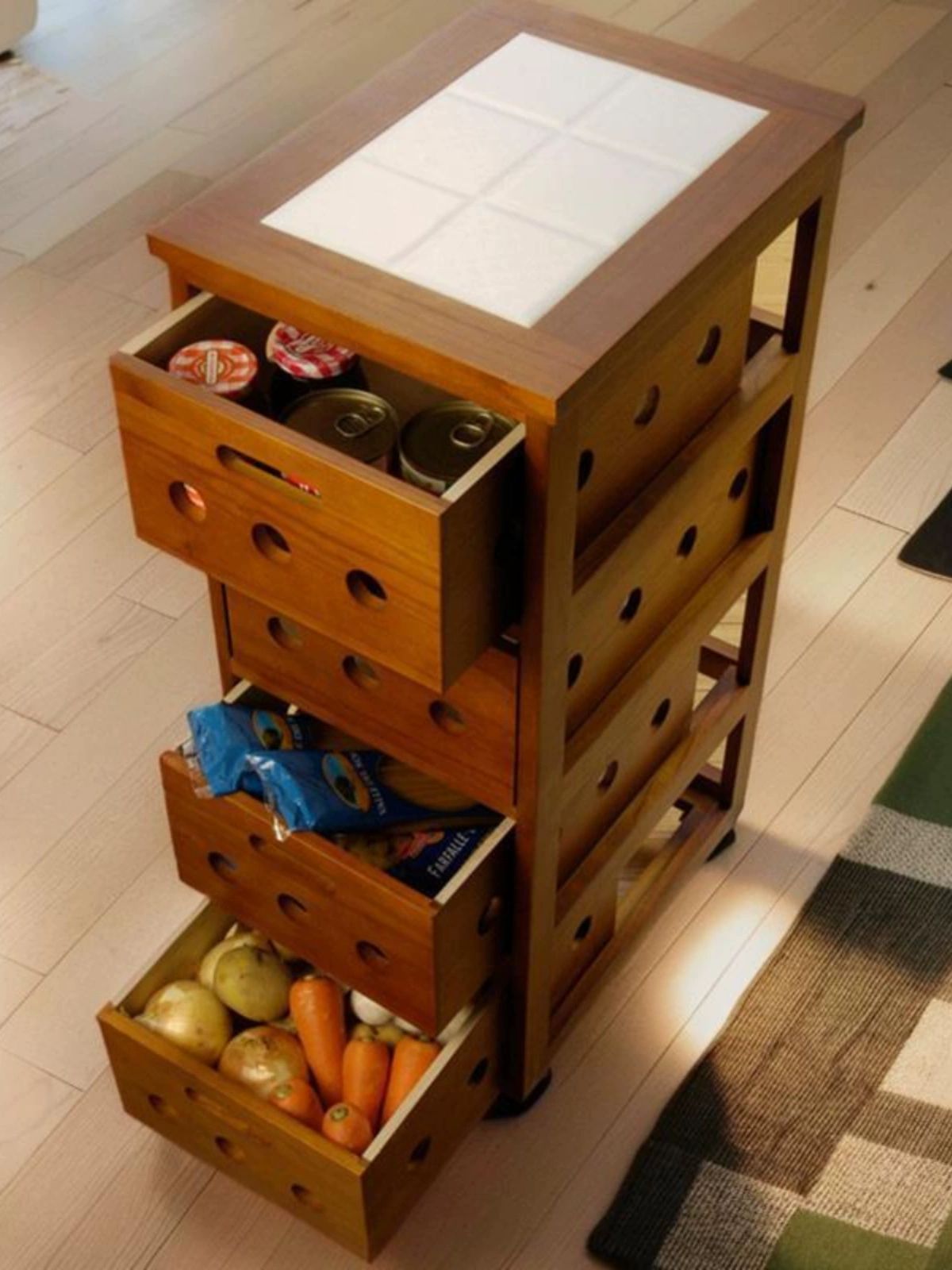 틈새 수납장 세탁기 옆 수납 다용도 세탁실 서랍형 주방 20cm H1443 20 40x85.5cm A 단일 문 - 상세 이미지 3