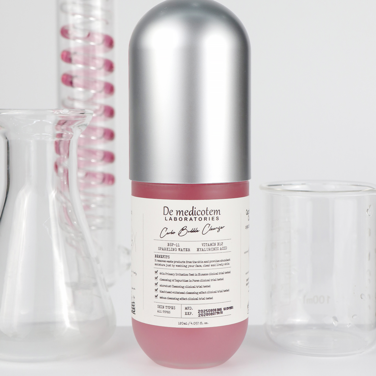 더메디코템 카보 버블 클렌저 시카 PDRN 펩타이드 약산성 클렌징폼 120ml, 2개 이미지 8