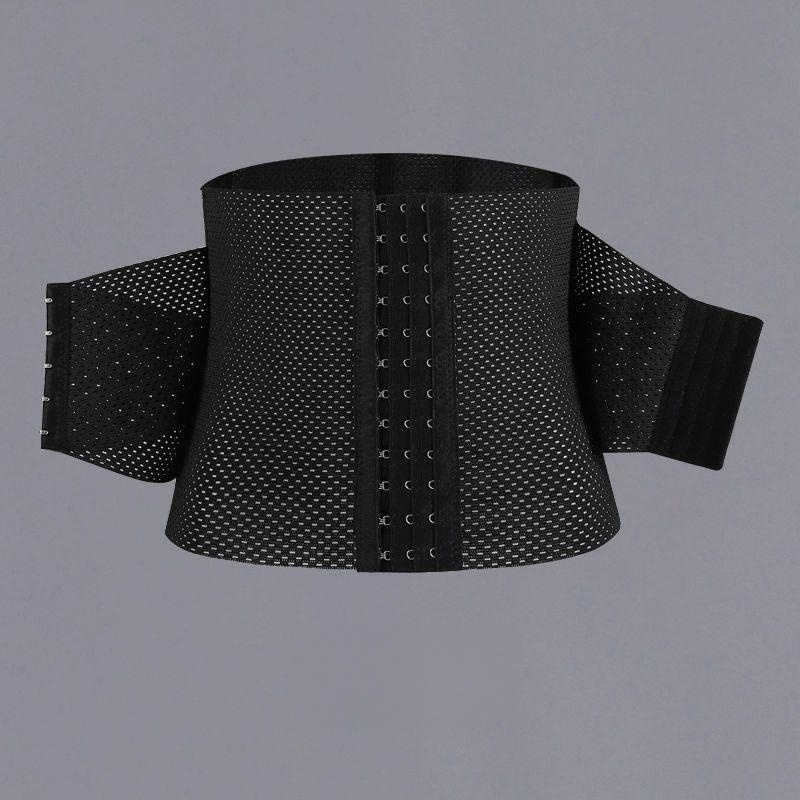 남자뱃살복대 남자복대 통기성 똥배 허리 속옷 옆구리 블랙 S(40-47.5kg) - 상품 이미지