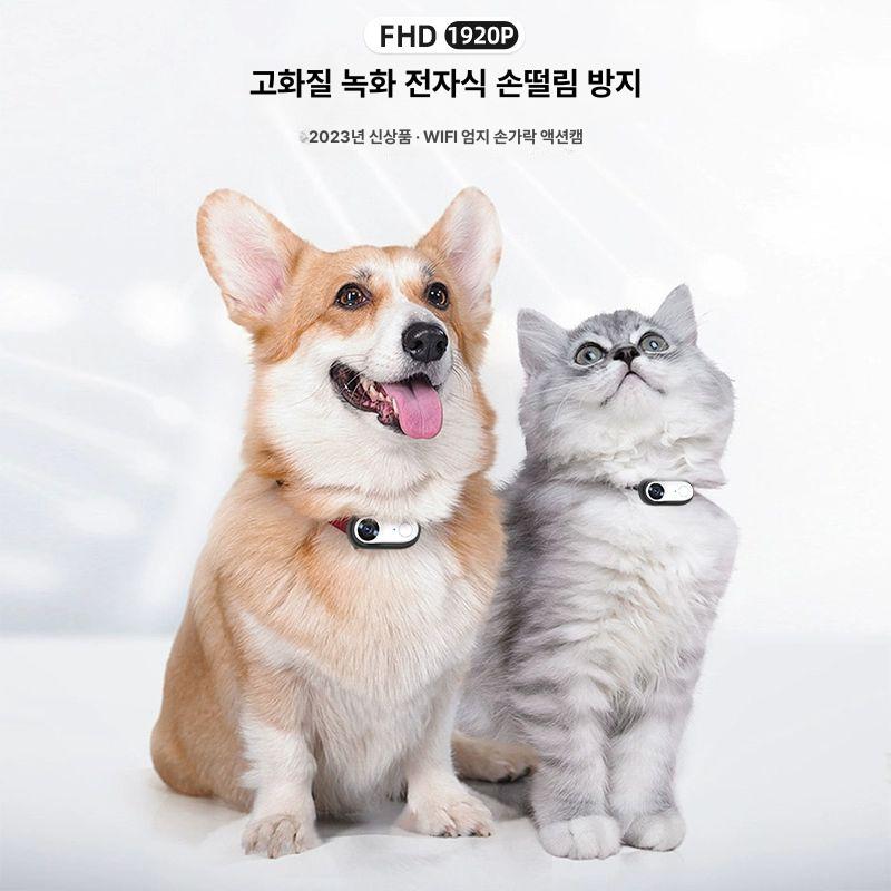 강아지 바디 캠 걸이 미니 동물 카메라 목 하네스 녹화 블랙박스 액션캠 관찰 애견 미니캠 이미지 6