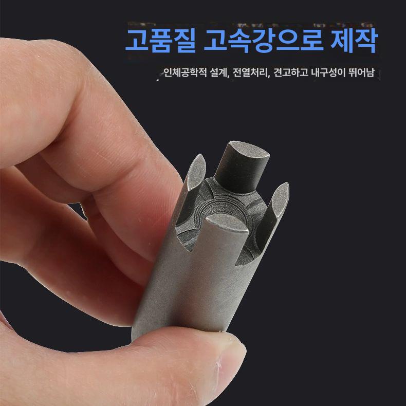 마모된 나사 빠가 비트 탭 볼트 리무버 야마 추출기 육각 나사선 히다리탭 백탭 - 상세 이미지 4