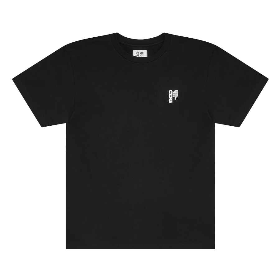 꼼데가르송 x 노스페이스 아이콘 로고 반팔 티셔츠 블랙 SQ T003 051 - 상세 이미지 2