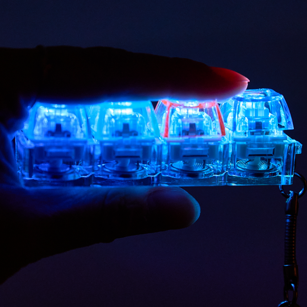 키캡키링 키보드 키링 LED 클릭커 클리커 딸깍이 열쇠고리 키홀더 - 상세 이미지 2