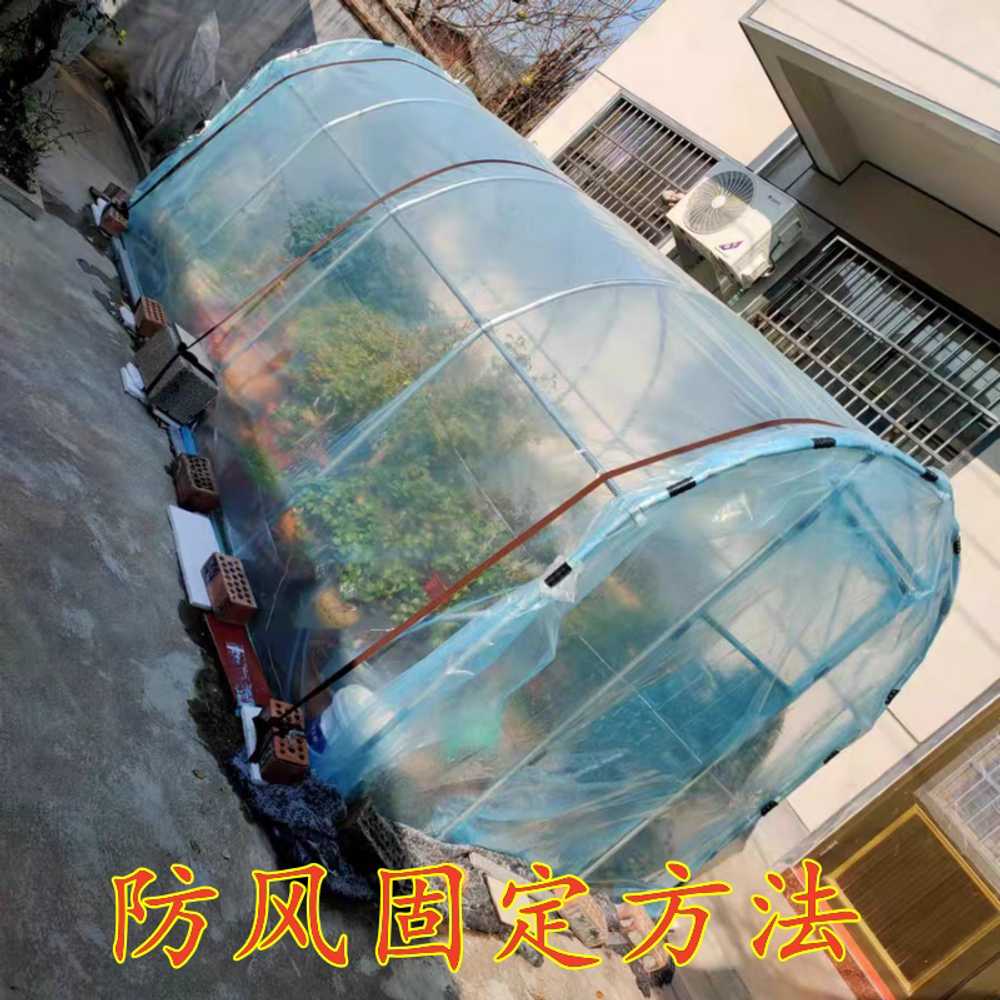 미니 온실 농막 창고 야외 셀프 조립식 텃밭 비닐하우스 2x2x2m - 상세 이미지 5