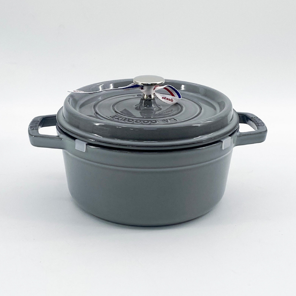 스타우브 STAUB 원형 꼬꼬떼 22cm 그레이 11092218-B 프랑스 B품 - 상세 이미지 2