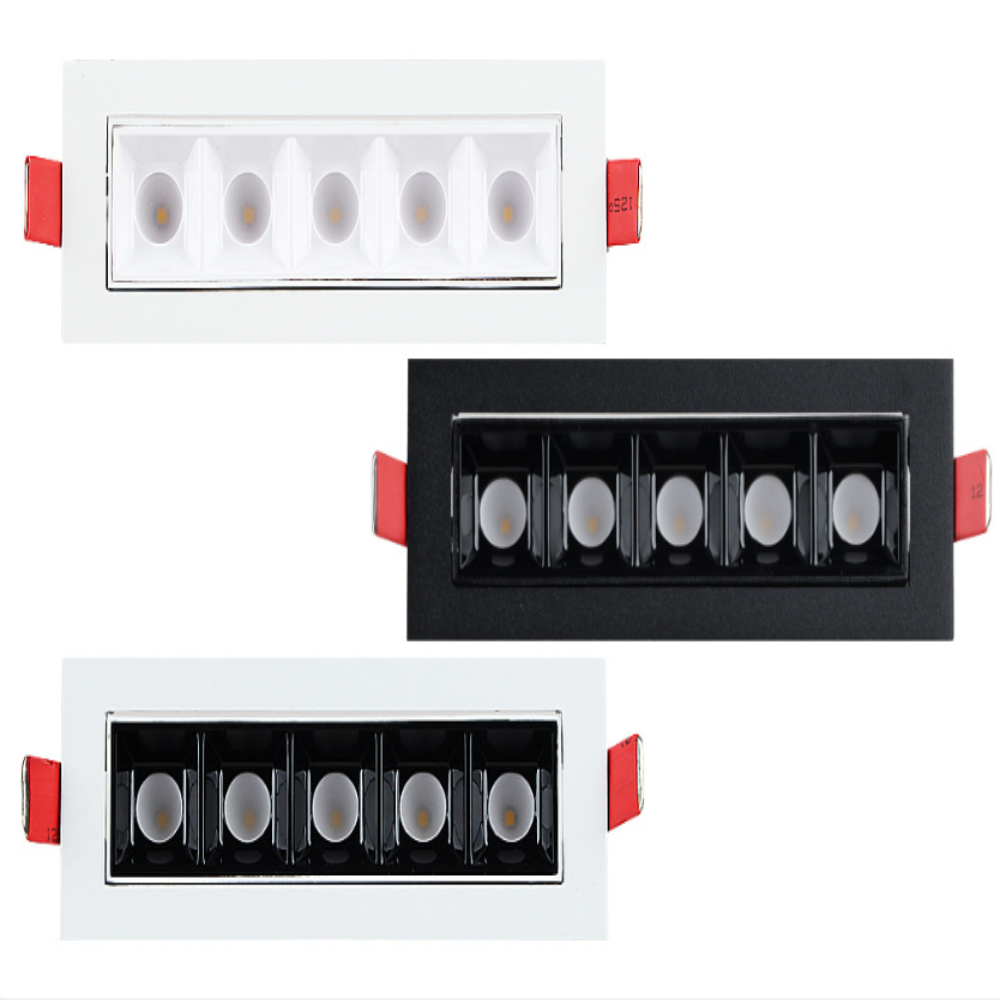 LED 멀티 사각 매입등 다운라이트 매립등 20W, 주백색, 15구(화이트) - 상품 이미지