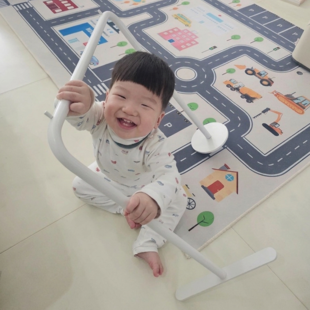 메네 국산 아기옷 행거 옷걸이 아동복 키즈 인테리어 화이트 S