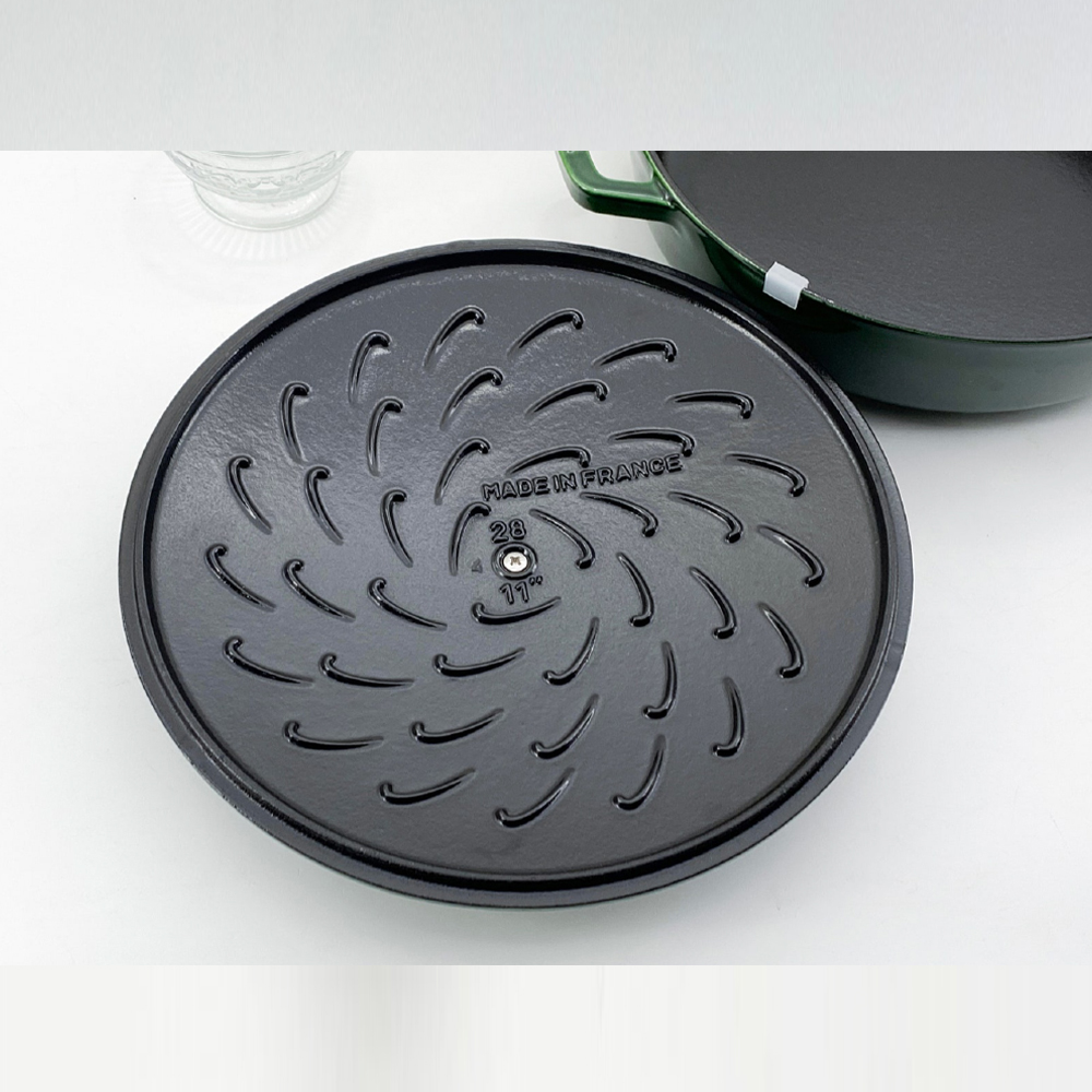 스타우브 STAUB 시스테라 전골냄비 28cm 바질그린 126192885-B 프랑스 B품 이미지 6