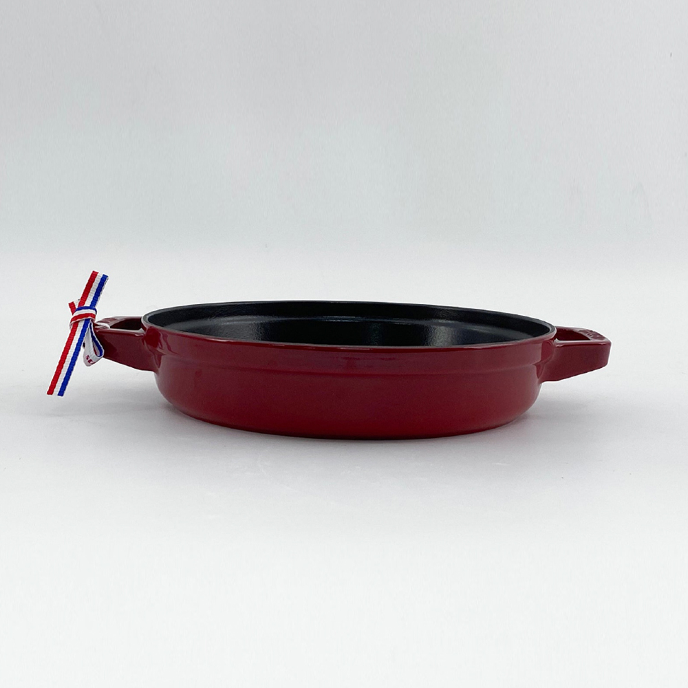 스타우브 STAUB 투핸들 원형팬 24cm 체리 145792406-B 프랑스 B품 - 상세 이미지 5