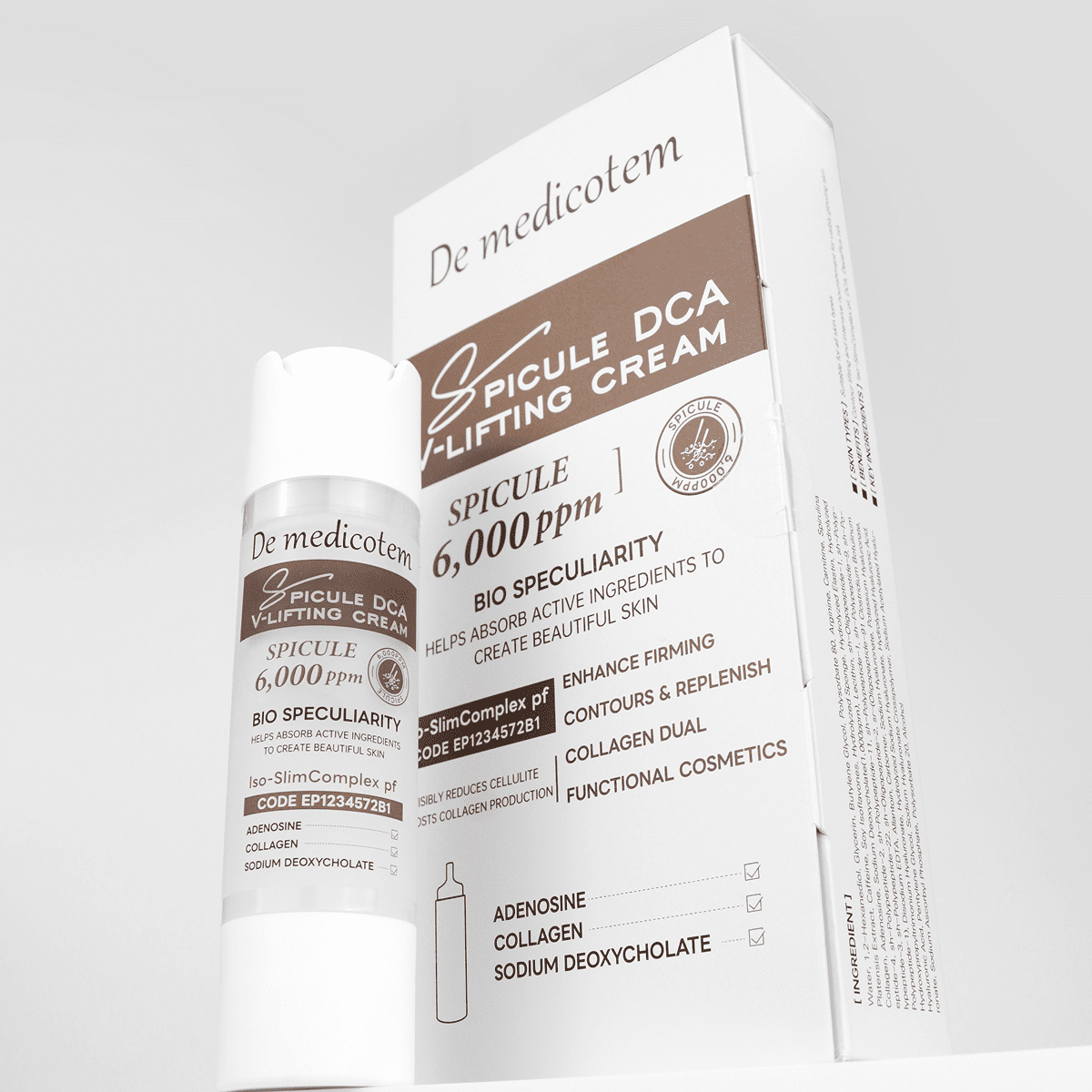 더메디코템 스피큘 6000ppm 디씨에이 브이 리프팅 주름개선 탄력크림 30ml, 2개 이미지 7