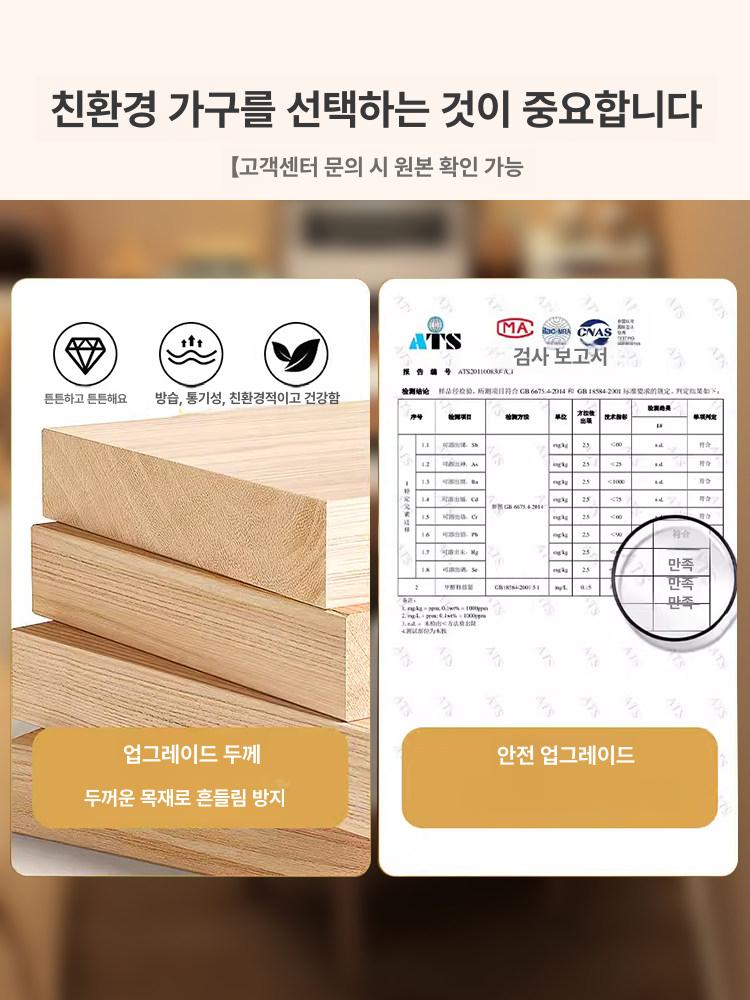 소형 컴퓨터 가정용 홈오피스 컴퓨터용 좁은방 데스크탑 월넛 책상 60x40x75cm - 상세 이미지 4