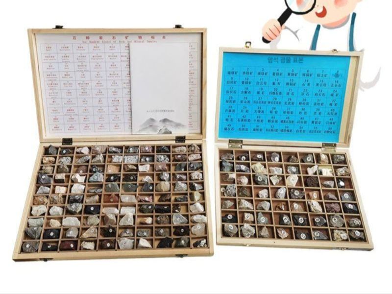 천연 암석 광물 표본 관찰 과학 교육용 교구 크리스탈 지질학 보석 비스무트 스톤 - 상품 이미지