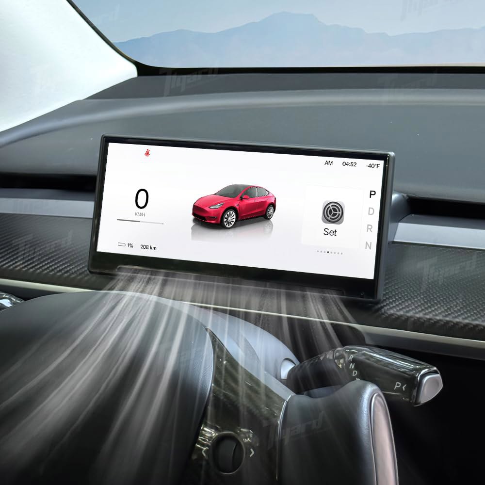 Tlyard 8.9인치, Tesla Model Y 2020-2024 3 2017-2023, 2.5D HD 얇은 카플레이 및 Android Auto OTA 업데이트, 전면 카메라와 - 상품 이미지