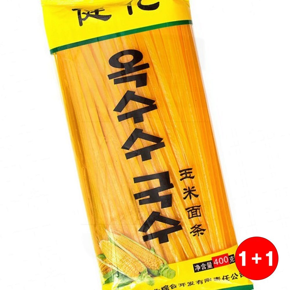 옥수수국수면 식단관리 캠핑요리 자취생필수 간편조리 아이들간식 국수면(1+1옵션 주문수량의 2배수량 배송) - 상품 이미지