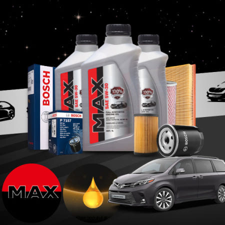 자체제작 토요타 시에나 3세대(17-20) 3.5 가솔린 맥스 프리미엄 롱라이프(2만km) 엔진오일세트 5W30 리미티드 에디션