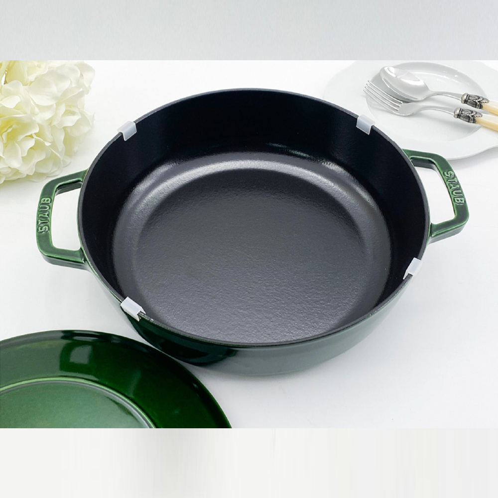 스타우브 STAUB 시스테라 전골냄비 28cm 바질그린 126192885-B 프랑스 B품 - 상세 이미지 5