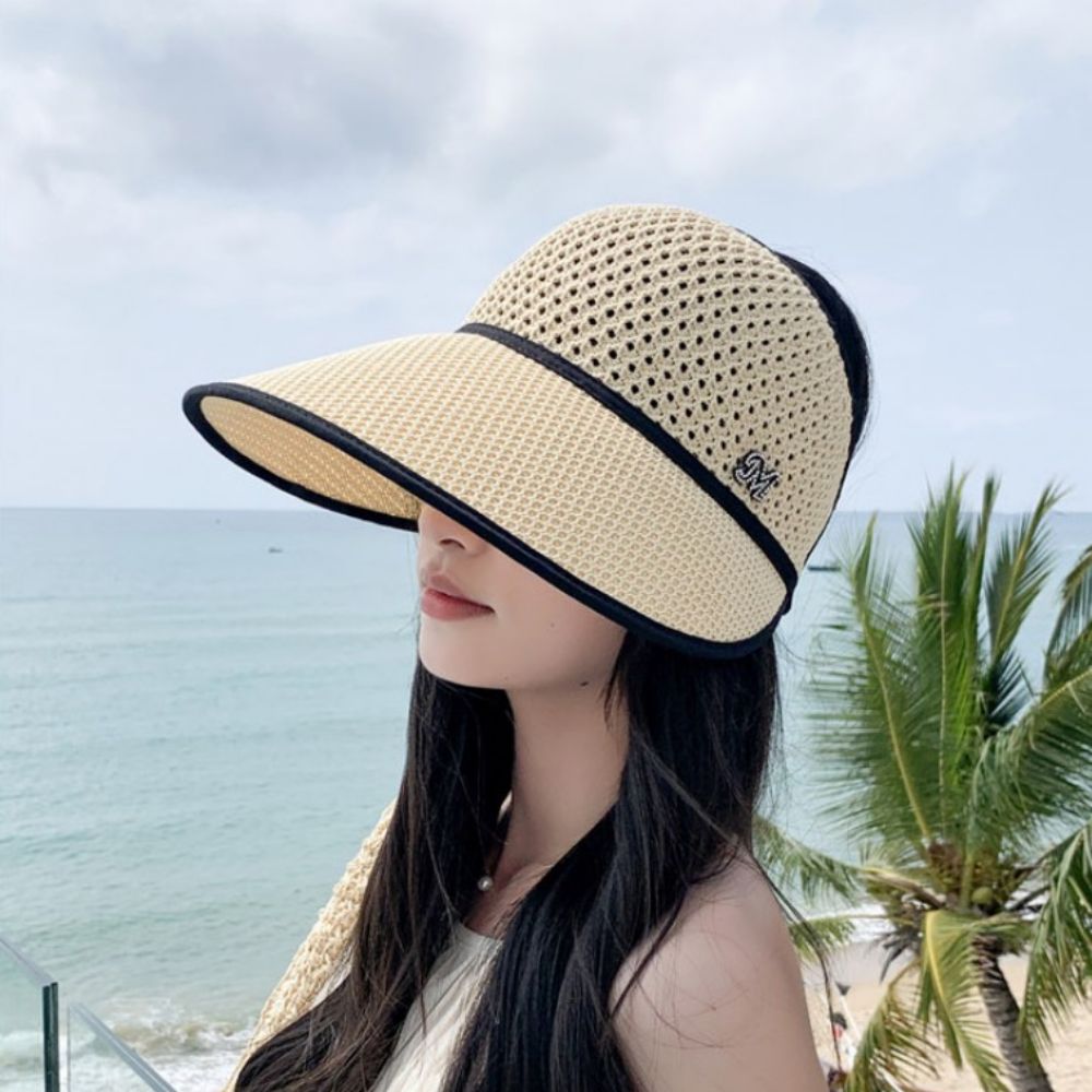 돌돌이썬캡여성 햇볕가리개모자 해가리개 대두썬캡 이미지 7