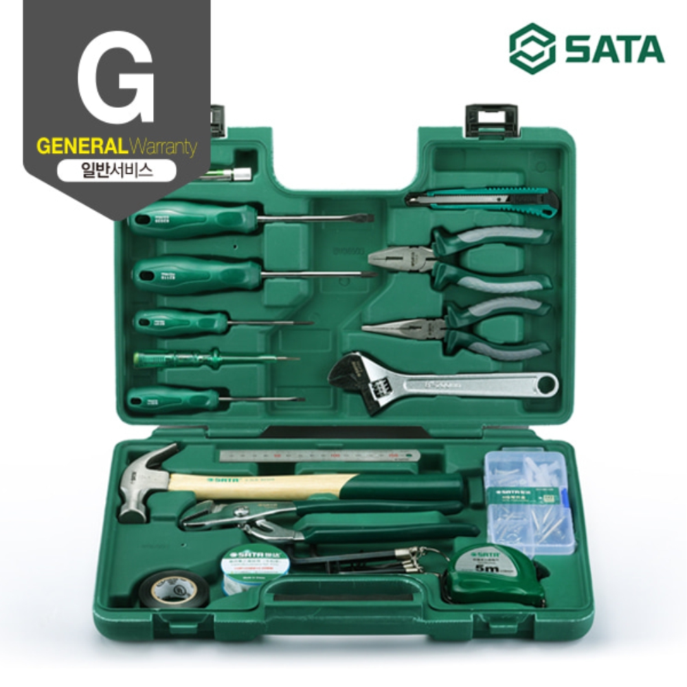 사타 SATA 다용도 수공구 세트 36P DY06503 망치 몽키 첼라 뺀치 셋트 - 상세 이미지 2