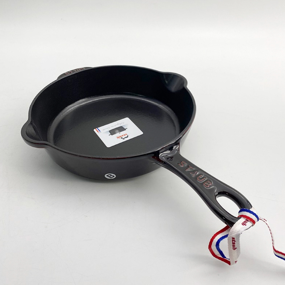 스타우브 STAUB 트레디셔널 프라이팬 22cm 석류레드 123292287-B 프랑스 B품 - 상세 이미지 4